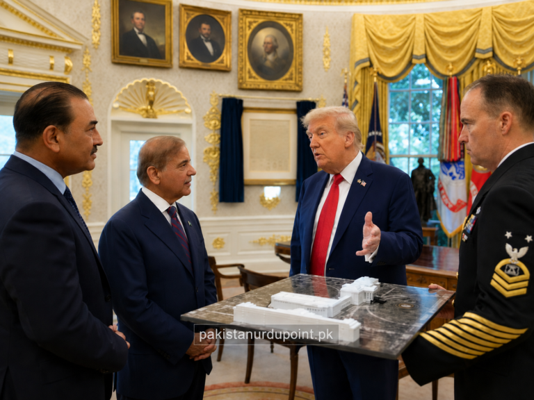 جون 2025 میں وزیر اعظم شہباز شریف اور فیلڈ مارشل عاصم منیر کی ٹرمپ سے وائٹ ہاؤس میں ملاقات ہوئی تھی